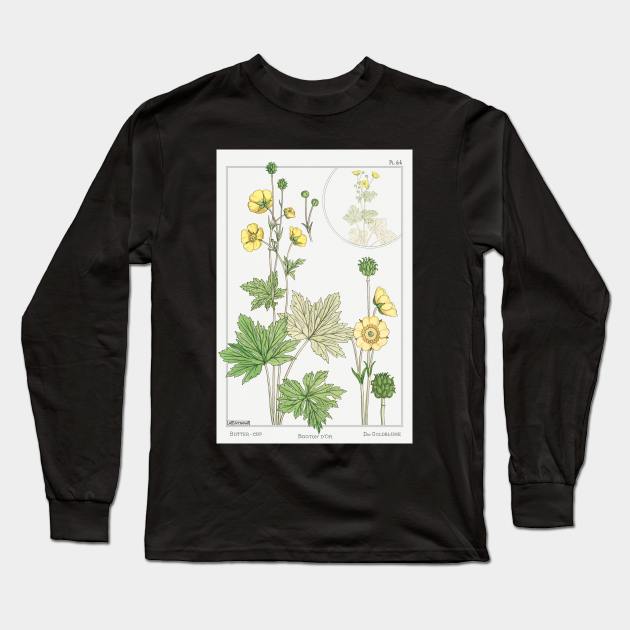 Maurice Pillard Verneui's 1896 "Buttercup" Long Sleeve T-Shirt by Kitchen Sink Stickers and More!